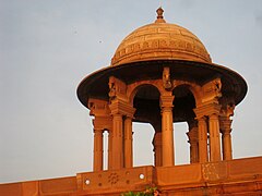 Chhatri del palacio de gobierno de New-Delhi