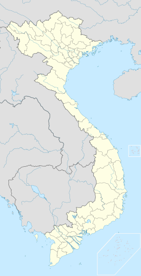 Map showing the location of Taman Nasional Chư Mom Ray