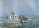 Nikolay Karazin «Falcon hunt»