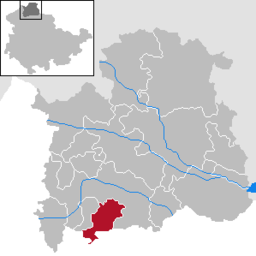 Läget för kommunen Großlohra i Landkreis Nordhausen