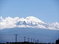 View of Mount Ararat (Ağrı in Turkish) from Iğdır