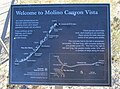 A sign at the Molino Canyon Vista