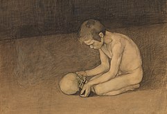 Poika ja kallo, 1893