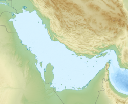 Musaibat is located in Persian Gulf