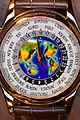 5131R-001 World Time in Rose Gold with Cloisonné enamel dial showing Asia and the Americas