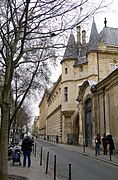 Rue des Archives au niveau de l'hôtel de Soubise.