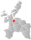 Skaun markert med rødt på fylkeskartet