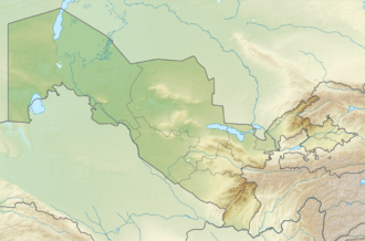 Samarkand na karće Uzbekistana