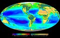 Image 10Global oceanic and terrestrial phototroph abundance, from September 1997 to August 2000. As an estimate of autotroph biomass, it is only a rough indicator of primary production potential and not an actual estimate of it. (from Ecosystem)