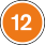 Orange circle with 12 in centre