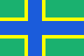 Bandiera non ufficiale dei vepsi (popolazione finnica della Russia)