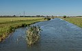 Uitzicht vanaf een brug over de Linge tussen Gendt en Angeren