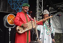 Hamid El Kasri (left) performing in Australia