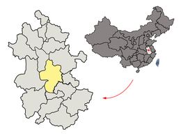 Hefei – Mappa