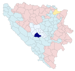 Općina Gornji Vakuf-Uskoplje u Bosni i Hercegovini