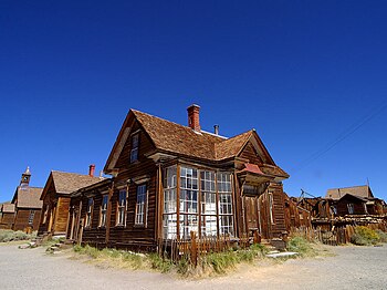 The ghost town of Bodie, California