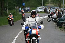 motorrijder van de Politie