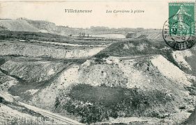 Carrière à Villetaneuse, avant 1907.