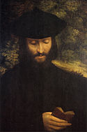 Portrait of a Man with a Book Correggio, 60 × 42.5 cm, 1522.