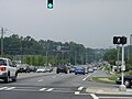 State Route 124 looking south toward the city center from Dogwood Road