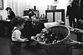 Image 24President Lyndon B. Johnson with a basket of puppies in 1966 (from Puppy)