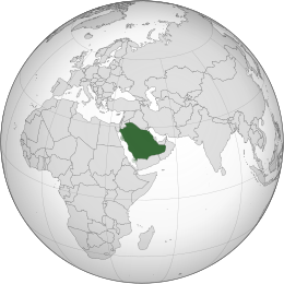 Arabia Saudita - Localizzazione