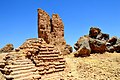 The upper surface of the ruins of the ziggurat and temple of Nabu at Borsippa, Iraq