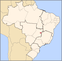 Location o Federal Destrict in Brazil