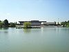 École polytechnique, seen from the lake