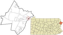 Location in Pike County and the U.S. state of Pennsylvania.