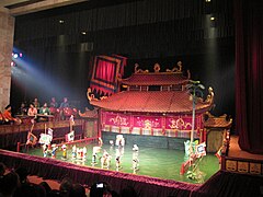 Water puppetry, a unique art originating from Vietnam