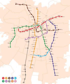 Image illustrative de l’article Métro de Santiago