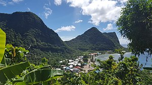 Vatia from the Tuafanua Trail in the National Park of American Samoa