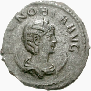 Coin depicting Zenobia