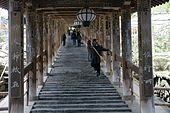 Internal view of Hase-dera's kairō