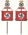 Steagul regimentului de infanterie 271 din wehrmacht, reprezentând Germania pe aversul său, și respectiv partidul nazist, NSDAP, pe revers.