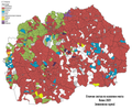 Ethnic structure of R. North Macedonia by settlements 2021.