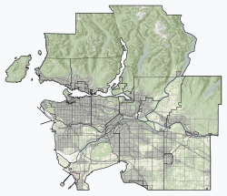 Belcarra Regional Park is located in Greater Vancouver Regional District