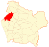 Map of Lumaco commune in the Araucanía Region