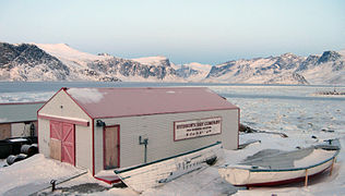 Former Hudson's Bay Blubber Station at Pangnirtung