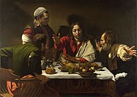 Michelangelo Merisi da Caravaggio, Supper at Emmaus, 1601, National Gallery, London