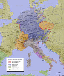 Map of Central Europe