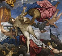 El origen de la Vía Láctea, de Tintoretto (1575)