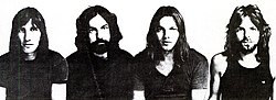 Pink Floyd v roku 1971. Zľava: Roger Waters, Nick Mason, David Gilmour a Richard Wright