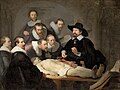 Anatomische les van Dr. Nicolaes Tulp (1632) Rembrandt van Rijn