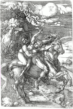 Raub der Proserpina (Eisenradierung von Albrecht Dürer 1516)