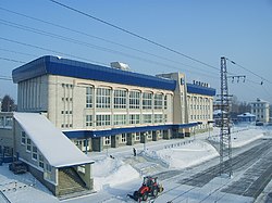 Kovrov station is ane o the few stops made bi the express trains on the Moscow–Nizhny Novgorod route