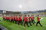 NZ Army Band performance at Wellington Regional Stadium