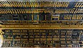 Vaulted ceiling of the burial chamber: double image of the goddess Nut framing the Book of the Night (below) and the Book of the Day (above)