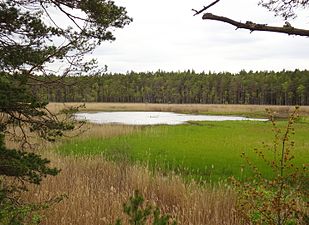 Acksjön ligger inom skjutfältet